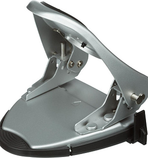 Дырокол ATTACHE 6730 до 30л., металл.,с лин.,с рез.вставкой,серебр.