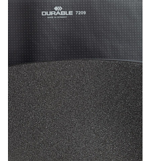 Коврик на стол DURABLE 39х44см черный 3-и раб.уровня с прозр.слоями 7209