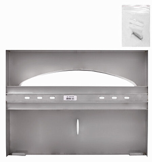 Диспенсер для покрытий на унитаз LAIMA PROFESSIONAL INOX, (V1) 1/2, нержавеющая сталь, зеркальный, 605703