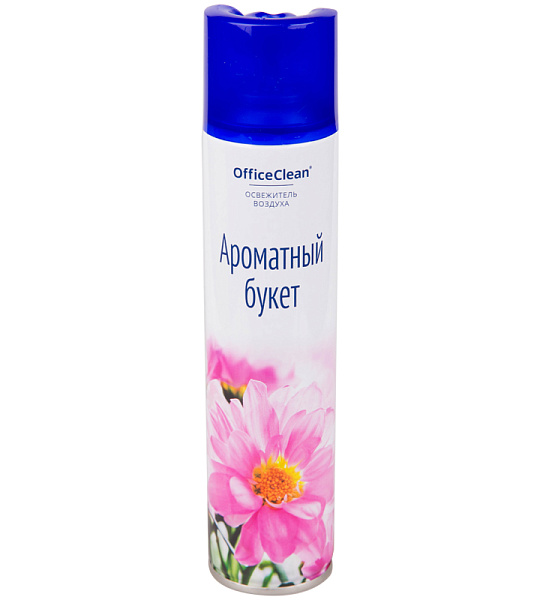 Освежитель воздуха аэрозольный OfficeClean "Ароматный букет", 300мл