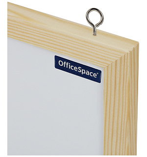 Доска магнитно-маркерная OfficeSpace, А3 (342*484 мм), деревянная рамка