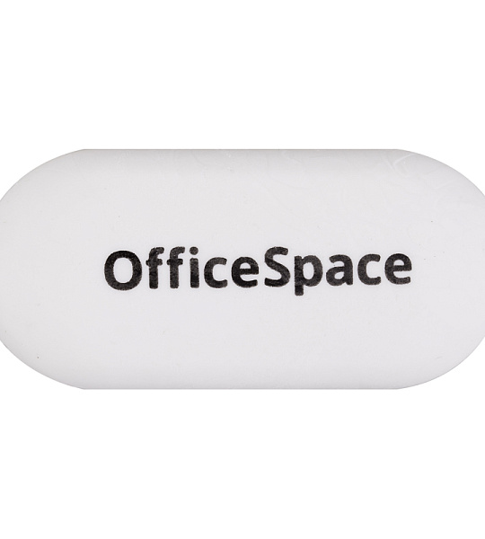Ластик OfficeSpace "FreeStyle", овальный, термопластичная резина, 60*28*12мм