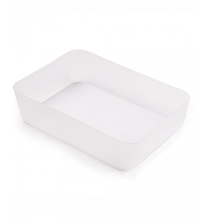 Лоток для канцелярских принадлежностей СТАММ, 13*17.8*4,4см, прозрачный