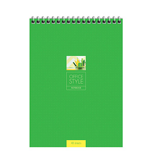 Блокнот А5 40л. на гребне ArtSpace "Моноколор. Office style"