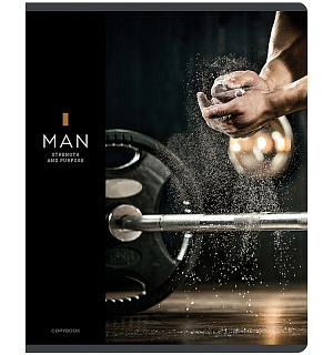 Тетрадь 48л., А5, клетка Greenwich Line "For Men", ТВИН-лак, 70г/м2