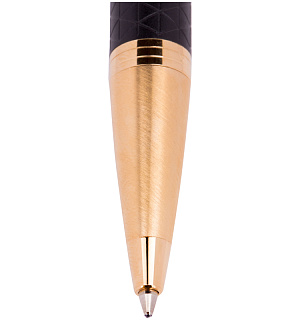 Ручка шариковая Parker "IM Premium Black/Gold GT" синяя, 1,0мм, кнопочн., подарочная упаковка
