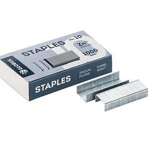 Скобы для степлера №10 Globus, оцинкованные, 1000шт.