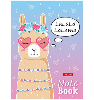 Блокнот А6 24л. на скрепке Hatber "Милые создания"