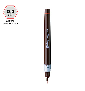 Изограф Rotring 0,6мм, пластиковый корпус