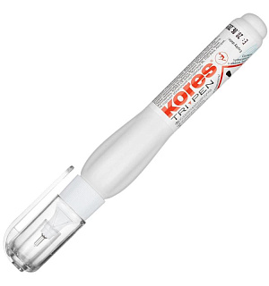 Корректирующий карандаш 10г (8мл)Kores Tri Pen, металлический наконечник