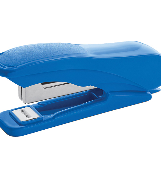 Степлер №10 OfficeSpace до 12л., пластиковый корпус, синий