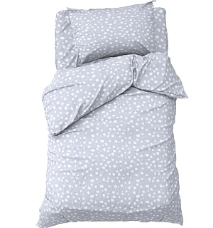 Постельное белье "Этель" 1,5 сп Soft grey 143х215 см, 150х214 см, 50х70 см -1 шт, 100% хл, бязь