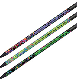 Карандаш ч/г Berlingo "Neon Paradise" HB, черное дерево, круглый, заточен., с ластиком, ассорти
