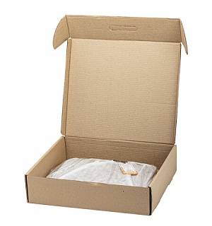 Папка из натуральной кожи на молнии, 340х250х30 мм, черная, 8-011