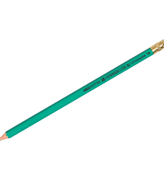 Карандаш ч/г OfficeSpace HB, с ластиком, заточен., пластиковый