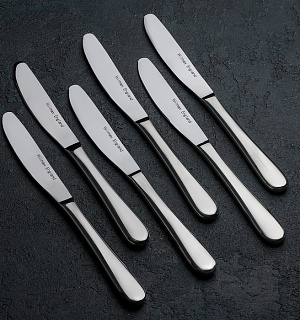 Набор ножей Stella, h=22 см, 6 шт, цвет серебряный