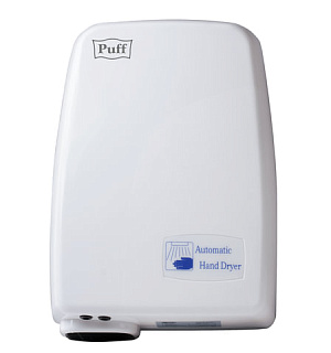 Сушилка для рук PUFF-120, 1200 Вт, пластик, белая
