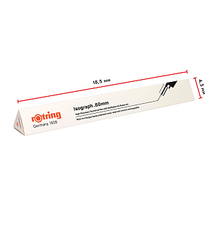 Изограф Rotring 0,6мм, пластиковый корпус