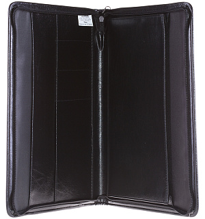 Папка деловая OfficeSpace "Leo" имп. кожзам, на молнии