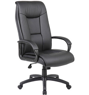 Кресло офисное BRABIX PREMIUM "Work EX-513", экокожа, черное, 531943