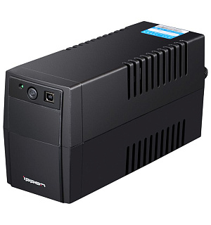 Источник бесперебойного питания IPPON Back Basic 1050 Euro, 3 розетки, 1000ВА, 600Вт, черный