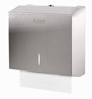 Диспенсер для полотенец LAIMA PROFESSIONAL INOX, (Система H3) V-сложения, нержавеющая сталь, матовый, 605696