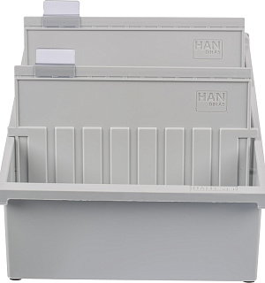 Картотека для карточек А5 на 1300шт HAN открытая '955/0-11