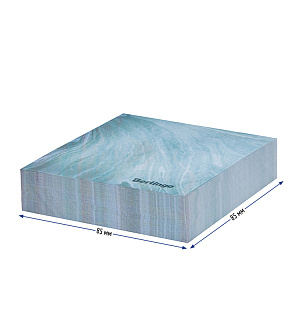 Блок для записи декоративный на склейке Berlingo "Fantasy" 8,5*8,5*2см, голубой, 200л.