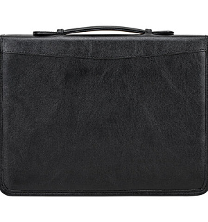 Папка из кожзаменителя на молнии с ручкой, 8-013