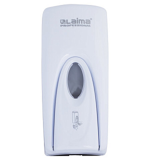 Дозатор для жидкого мыла LAIMA PROFESSIONAL ORIGINAL, НАЛИВНОЙ, 1 л, белый, ABS-пластик, 605782