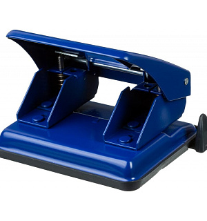 Дырокол SAX 406 до 30л., металл, с лин., синий, Австрия-Венгрия