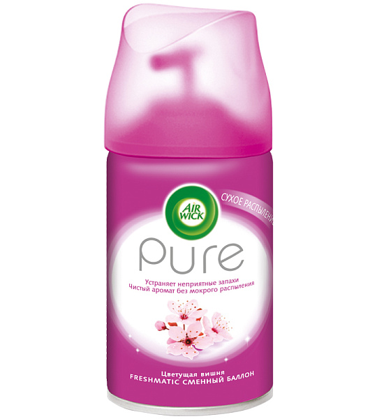 Сменный баллон для освежителя воздуха Airwick Freshmatic "Pure. Магнолия и вишня", 250мл