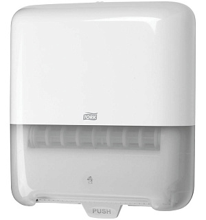 Диспенсер для полотенец в рулонах Tork Matic "Elevation"(Н1) пластик, механический, белый