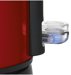 Чайник электрический Bosch TWK7804, 1,7л, 2200Вт, нержавеющая сталь, красный