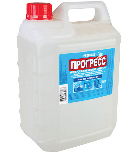 Универсальное моющее средство Прогресс, 5л, канистра