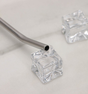 Ложка-трубочка для коктейля «Бабочка», 21×2 см