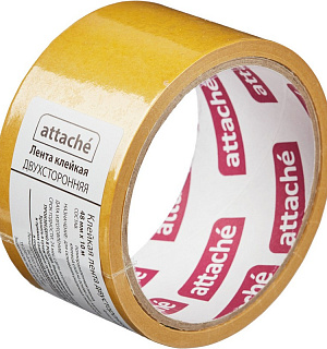 Клейкая лента двусторонняя ATTACHE 48х10м, полипропилен