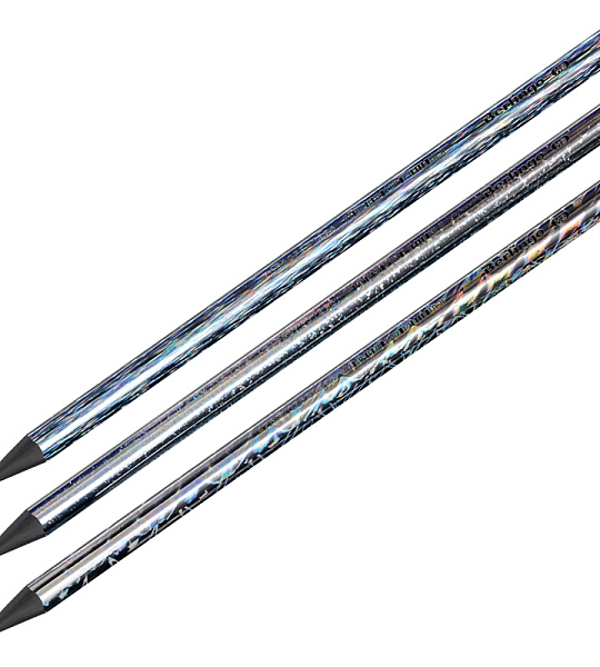 Карандаш ч/г Berlingo "Black Diamond", трехгранный, черное дерево, лазерная пленка, заточен., ассорти