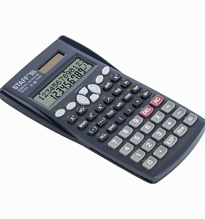 Калькулятор инженерный двухстрочный STAFF STF-810 (181х85 мм), 240 функций, 10+2 разрядов, двойное питание, 250280