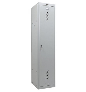 Шкаф металлический для одежды BRABIX "LK 11-40", УСИЛЕННЫЙ, 1 секция, 1830х400х500 мм, 20 кг, 291130, S230BR403102