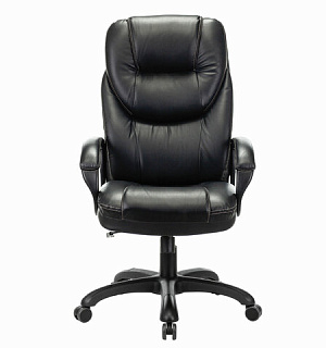 Кресло офисное BRABIX PREMIUM "Nord EX-590", черный пластик, экокожа, черное, 532097