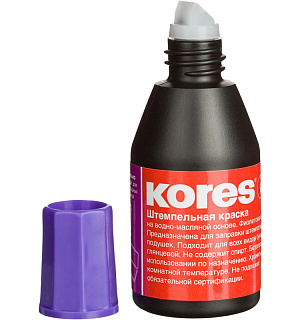 Краска штемпельная KORES фиолетовая 71344