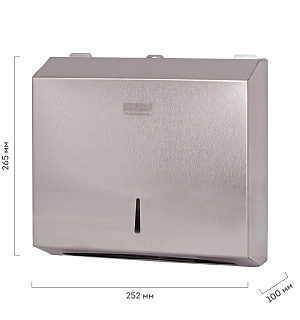 Диспенсер для полотенец листовых OfficeClean Professional (Z-сл.), нержавеющая сталь