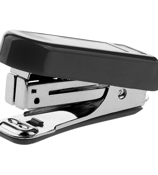 Мини-степлер №10 OfficeSpace до 7л., пластиковый корпус, черный