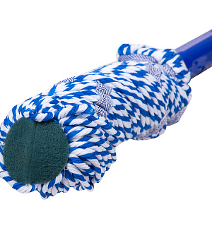 Швабра самоотжимная OfficeClean Professional телеск.ручка 96см, насадка МОП микрофибра, 33см