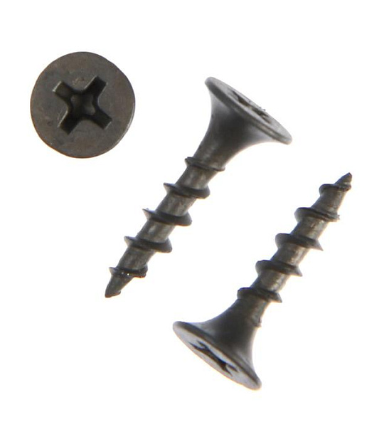 Саморезы гипсокартон-дерево ТУНДРА krep 3.5x19 мм, фосфатированные, 200 шт.