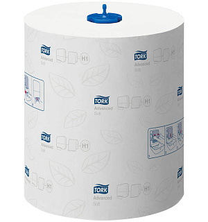 Полотенца бумажные в рулонах Tork Matic "Advanced.Soft"(Н1), 2-слойные, 150м/рул, тиснение, белые