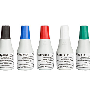 Краска штемпельная универс. 191А,син.д/глянц.бум.,мет.,пласт. 25мл Германия