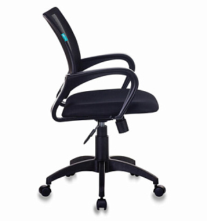 Кресло CH-695N/BLACK, с подлокотниками, сетка, черное