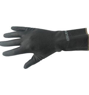 Перчатки резиновые технические кислотощелочестойкие КЩС Тип-2, АЗРИ, размер 8, М (средний), К20Щ20